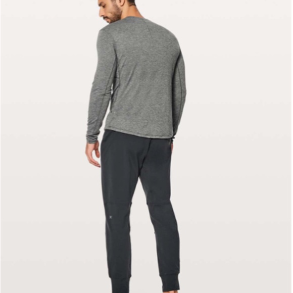 Lululemon Mens Heathered Grey/Black Colour Intent Jogger Sz. M - Picture 2 of 12